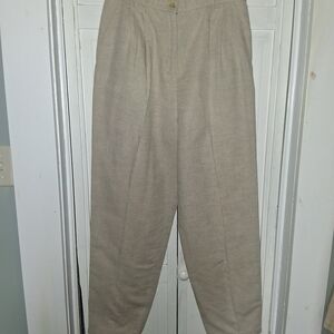 Susan Bristol Women's Linen Khaki Chinos